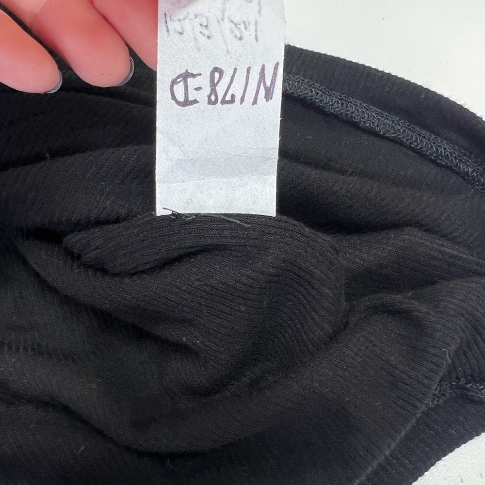 REVOLVE Michael Lauren Dress Black Ribbed Knit Cut Out Sample Size Small NEW - Picture 8 of 12